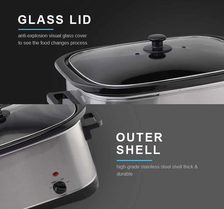 TONZE 7L Stainless Steel Black Clay Stewpot Knob Heating-OEM Customization Options 03