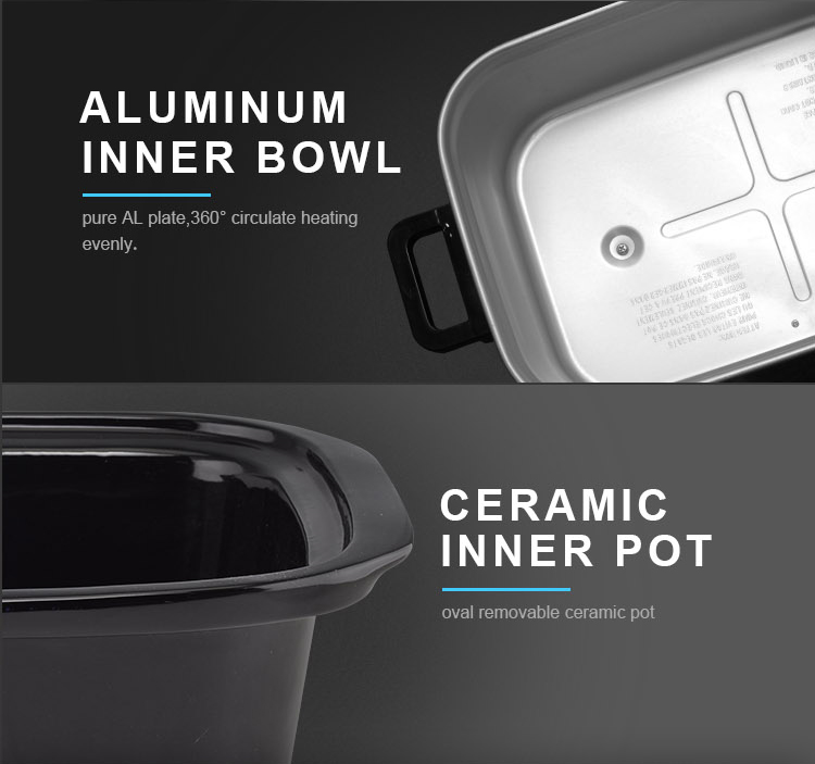 TONZE 7L Stainless Steel Black Clay Stewpot Knob Heating-OEM Customization Options 05