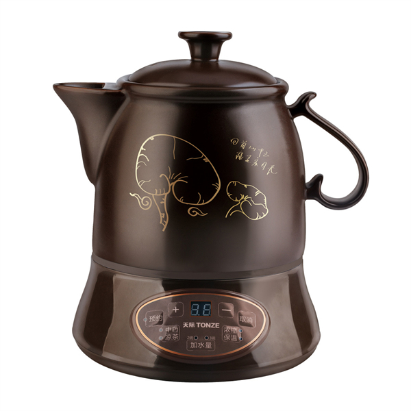 Bouilloire électrique de médecine chinoise OIDIRE, Pot de santé 220V pour la cuisson de la médecine traditionnelle avec réservation et isolation automatiques